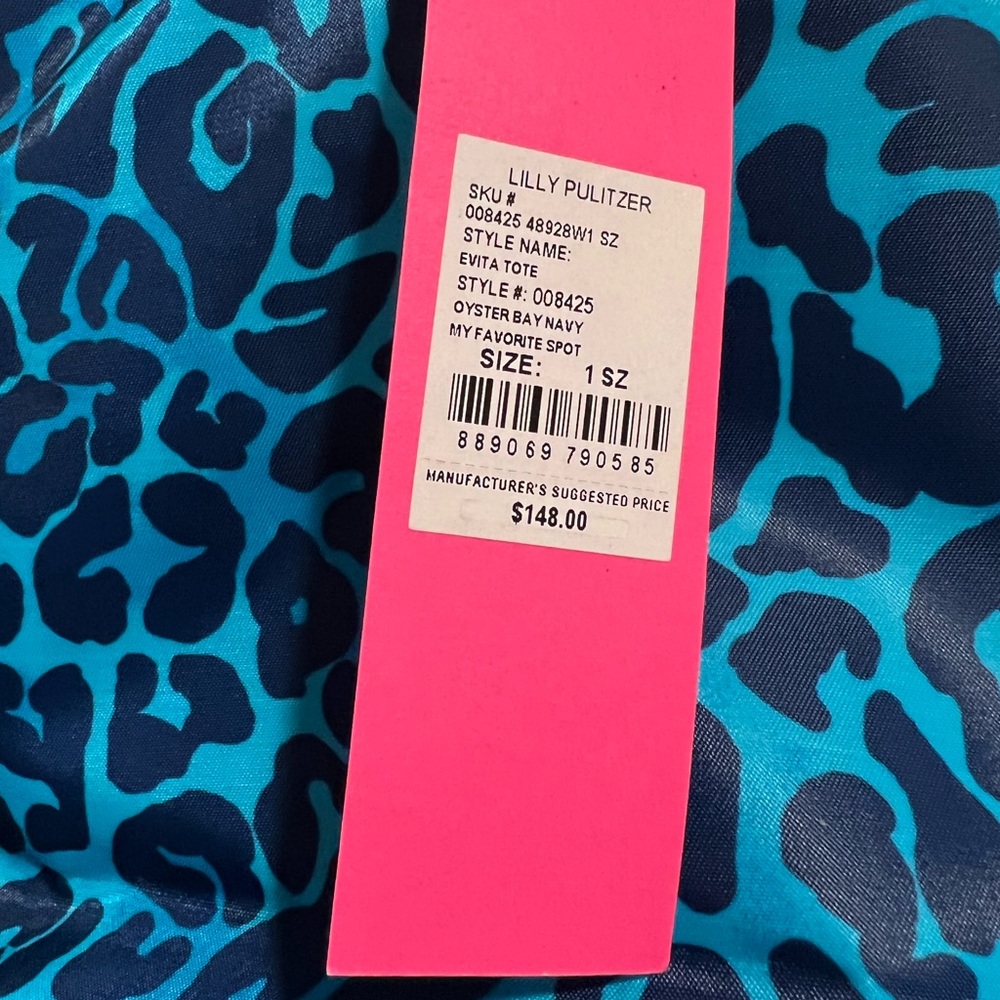 Evita Lilly Pulitzer Purse GUC in my favorite spot print - Picture 3 of 11